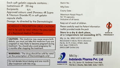 Indotroin 20mg Strip Of 10 Capsules