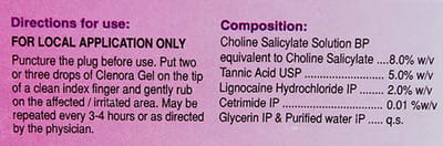 Clenora Bottle Of 15ml Mouth Gel