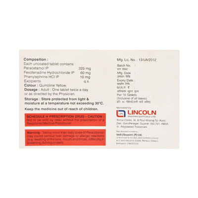 Nam Cold Fx Strip Of 10 Tablets