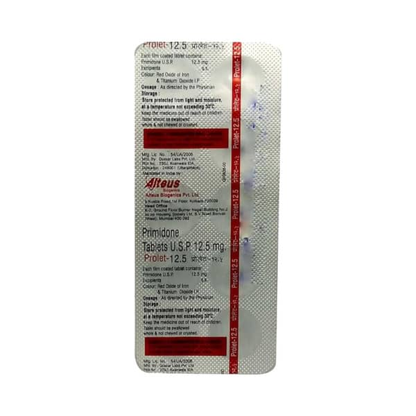 Prolet 12.5mg Strip Of 15 Tablets