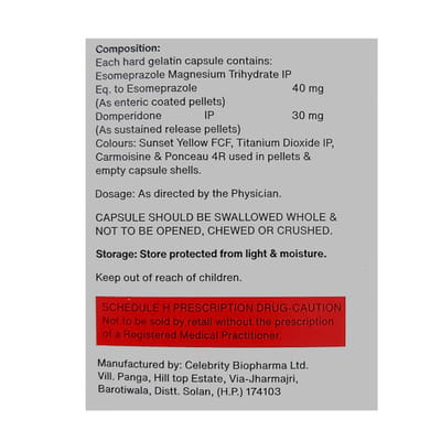 Notacid Rd Strip Of 10 Capsules