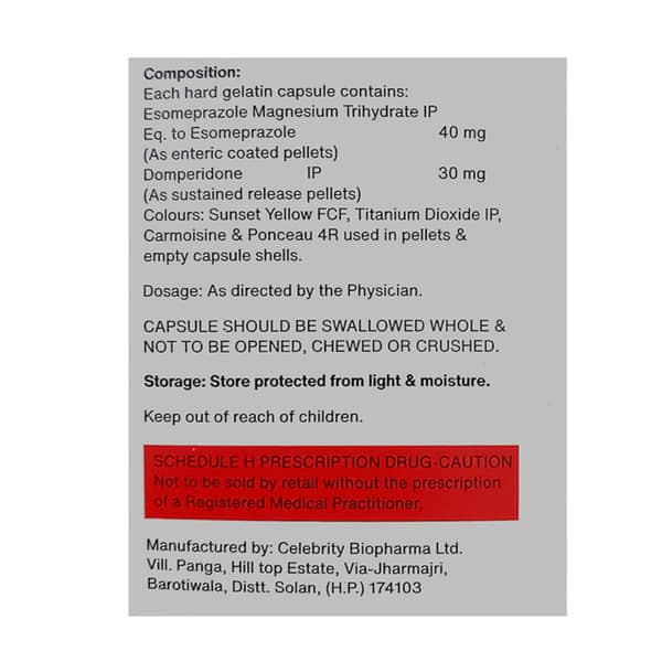 Notacid Rd Strip Of 10 Capsules