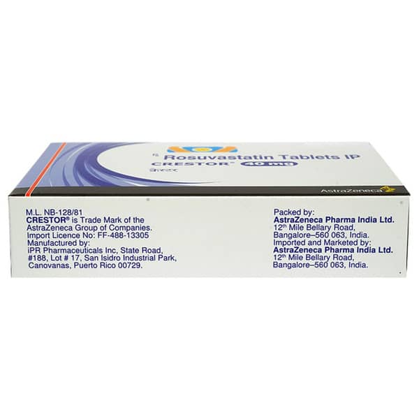 Crestor 40mg Strip Of 15 Tablets