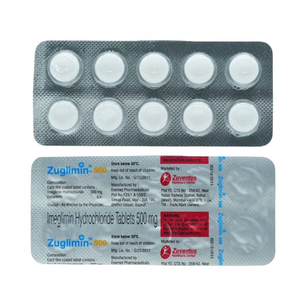 Zuglimin 500mg Strip Of 10 Tablets