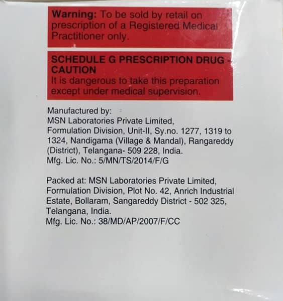 Daparyl M 10/1000Mg Strip Of 10 Tablets