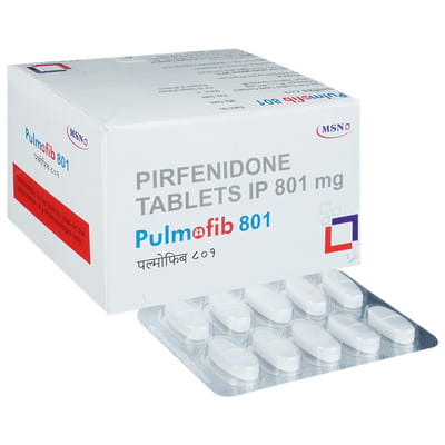 Pulmofib 801mg Strip Of 10 Tablets