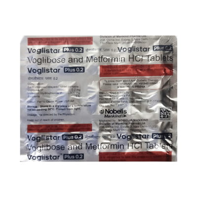 Voglistar Plus 0.2mg Strip Of 15 Tablets