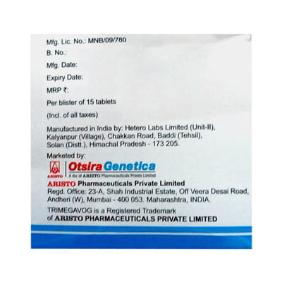 Trimegavog 2mg Strip Of 15 Tablets