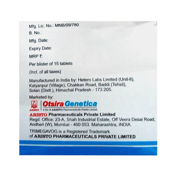 Trimegavog 2mg Strip Of 15 Tablets