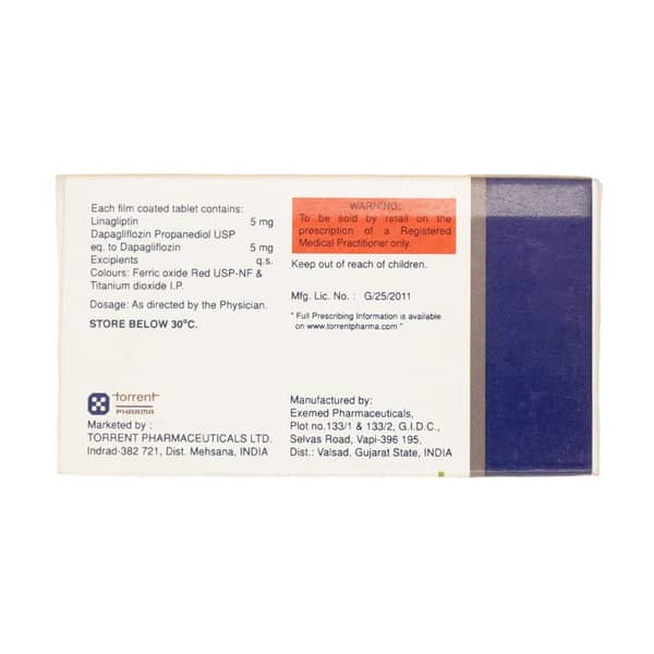 Glucreta L 5/5mg Strip Of 10 Tablets