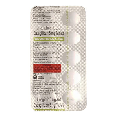 Glucreta L 5/5mg Strip Of 10 Tablets