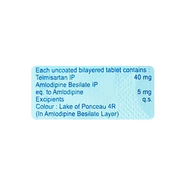 Telsaan Am 40mg Strip Of 10 Tablets