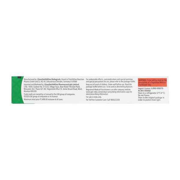 Fluarix 2026 Sh Pre Filled Syringe Of 0.5Ml Suspension For Vaccine