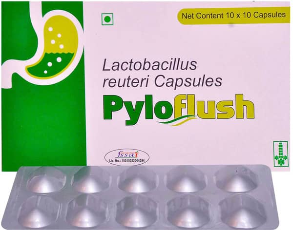 Pyloflush Strip Of 10 Capsules