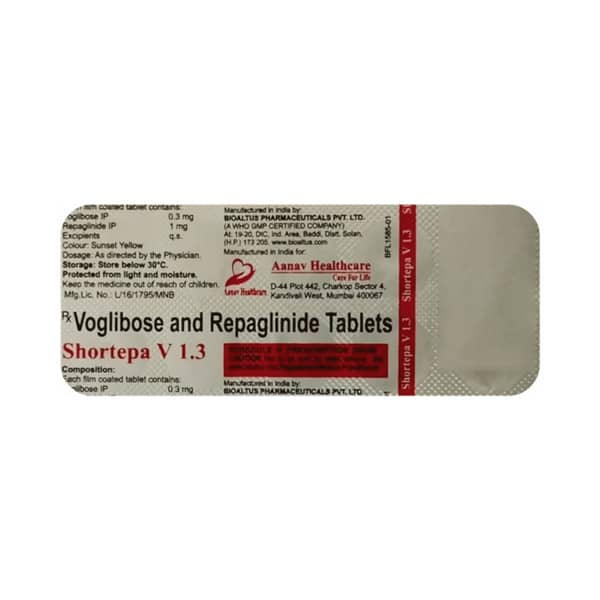Shortepa V 1.3 Strip Of 10 Tablets