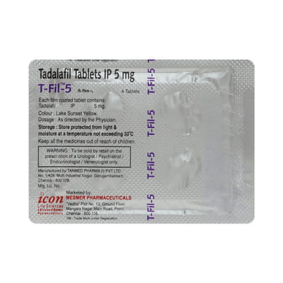 T Fil 5 Strip Of 4 Tablets