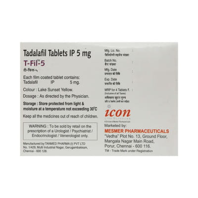 T Fil 5 Strip Of 4 Tablets