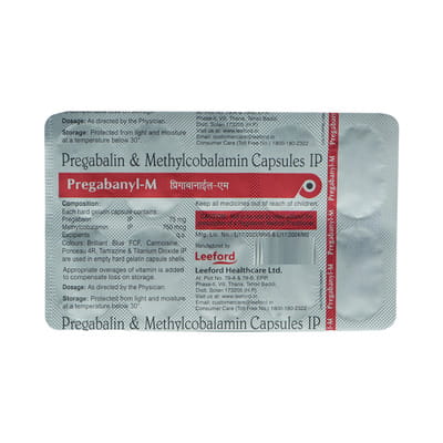 Pregabanyl M Strip Of 10 Capsules