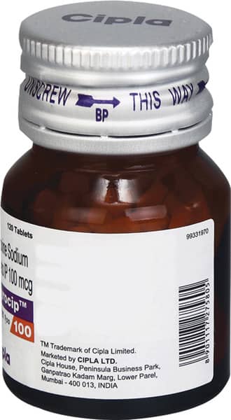 Thyrocip 100mcg Bottle Of 120 Tablets