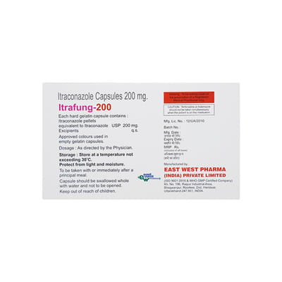 Itraung 200mg Strip Of 10 Capsules