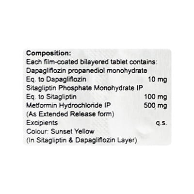 Dapalex Sm 10/100/500mg Strip Of 10 Tablets