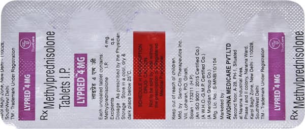 Lypred 4mg Strip Of 10 Tablets