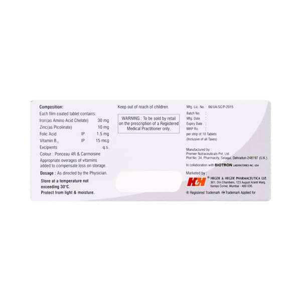 Ferhance Strip Of 10 Tablets