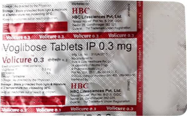 Volicure 0.3Mg Strip Of 15 Tablets