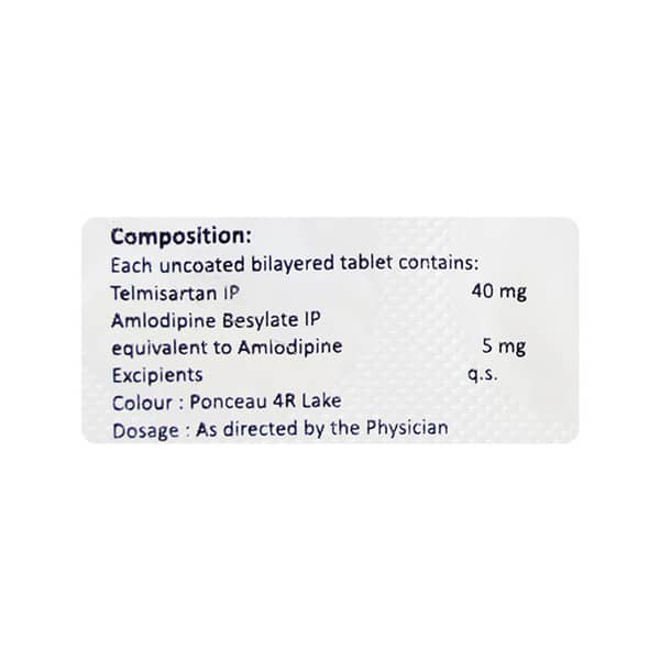 Telmiget Am 40/5mg Strip Of 10 Tablets