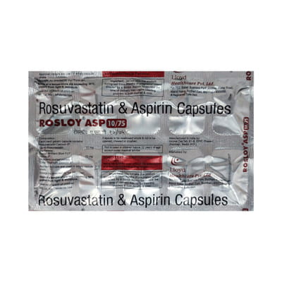Rosloy Asp 10/75mg Strip Of 15 Capsules