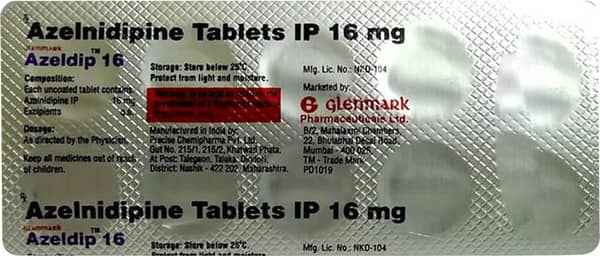 Azeldip 16mg Strip Of 10 Tablets