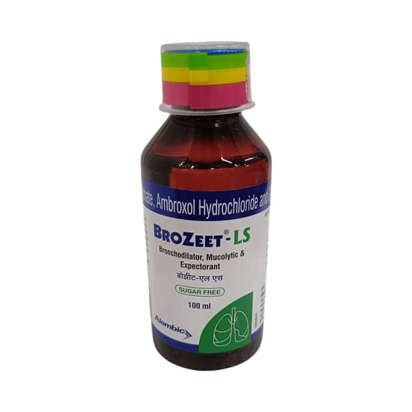 Brozeet Ls Sugar Free Bottle Of 100ml Expectorant