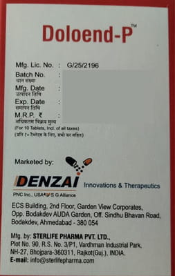 Doloend P Strip Of 10 Tablets