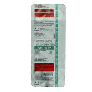 Cortel 3d 12.5mg Strip Of 10 Tablets