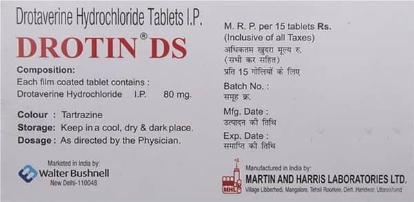 Drotanol Ds Tablet 15