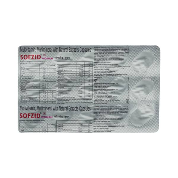 Sofzid Woman Strip Of 15 Capsules