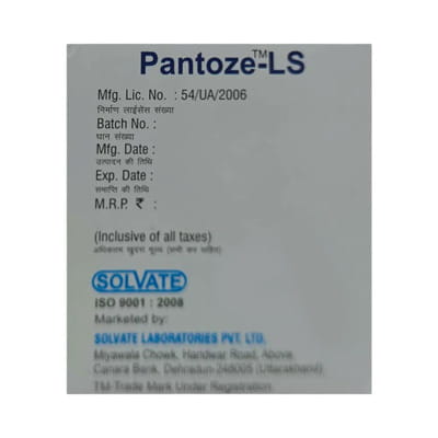 Pantoze Ls Strip Of 10 Capsules