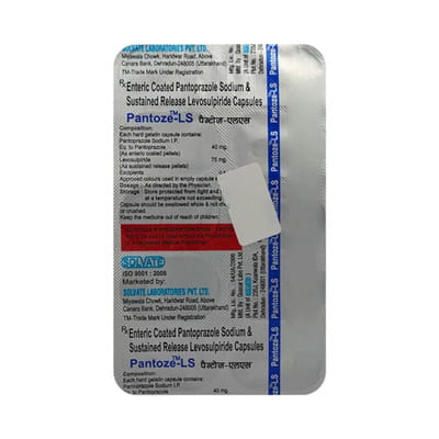 Pantoze Ls Strip Of 10 Capsules