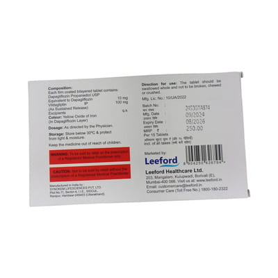 Dapaford 10mg Vd Strip Of 15 Tablets