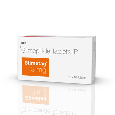 Glimetag 3mg Strip Of 10 Tablets