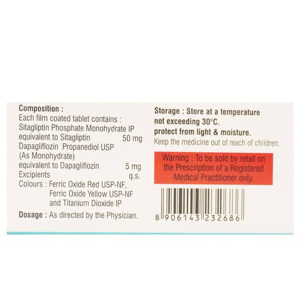 Sitadiet D 50/5Mg Strip Of 10 Tablets