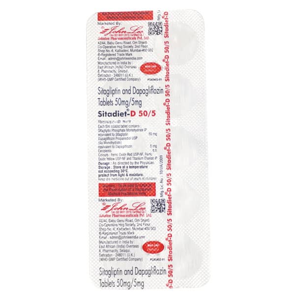 Sitadiet D 50/5Mg Strip Of 10 Tablets