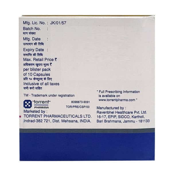 Pregaba Dm 75/20mg Strip Of 10 Capsules