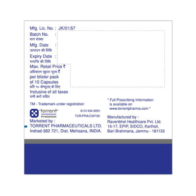 Pregalin Dm 75/20mg Strip Of 10 Capsules