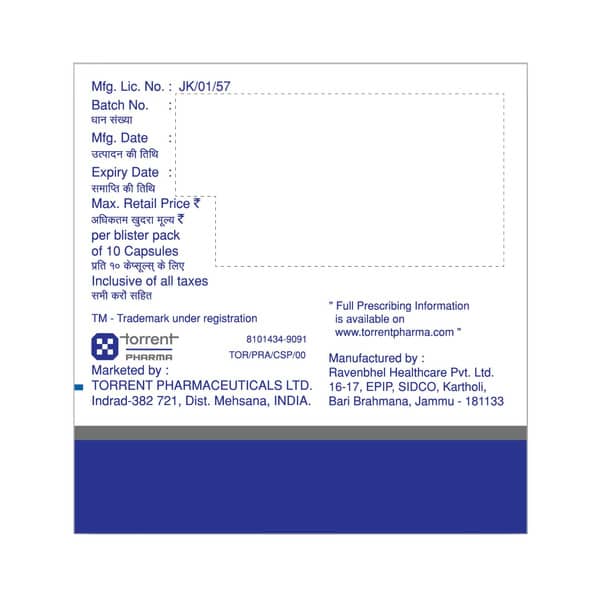 Pregalin Dm 75/20mg Strip Of 10 Capsules