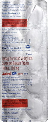 Jalra Dp 100/10mg Strip Of 10 Tablets
