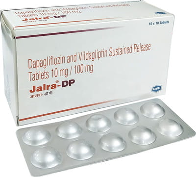 Jalra Dp 100/10mg Strip Of 10 Tablets