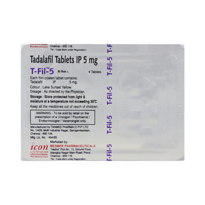 Tfil 5 Mg Strip Of 4 Tablets