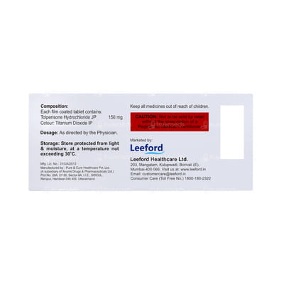 Tolexant 150 Strip Of 10 Tablets