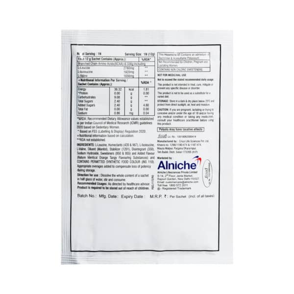 Hepaniche Xt Orange Tangy Flavour Sachet Of 12gm Powder